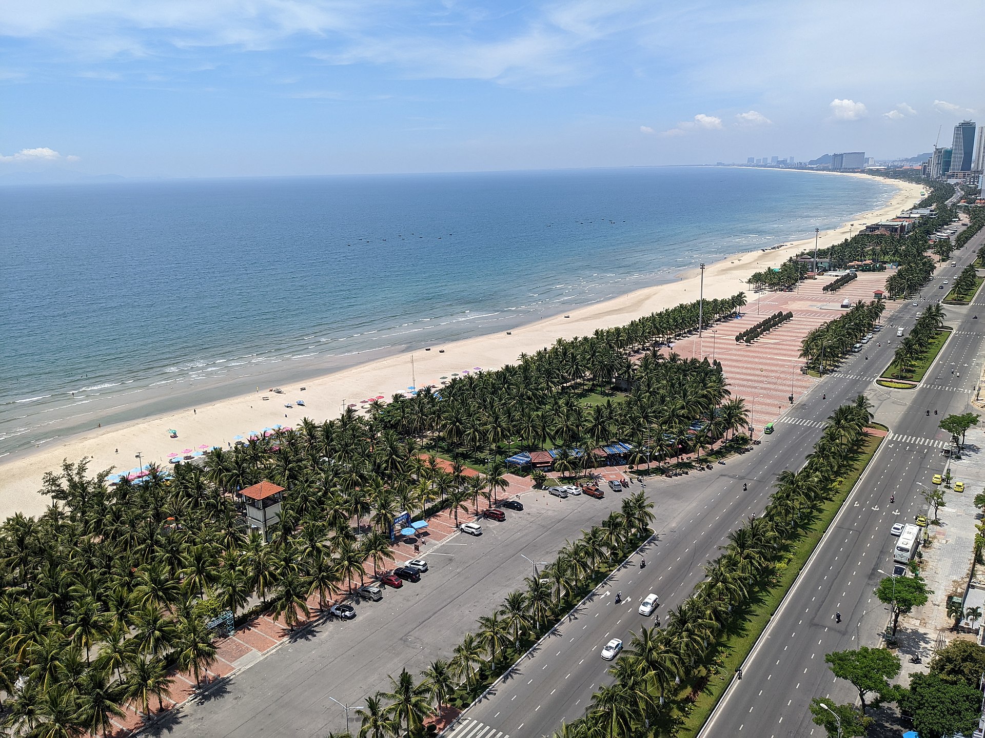 My Khe Beach, Da Nang — the crescent of sand where Da Nang surfs