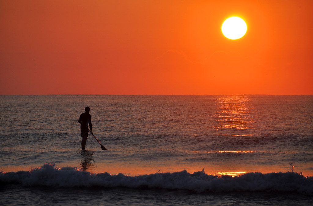 Calm flat water — the beginner-friendly side of Da Nang