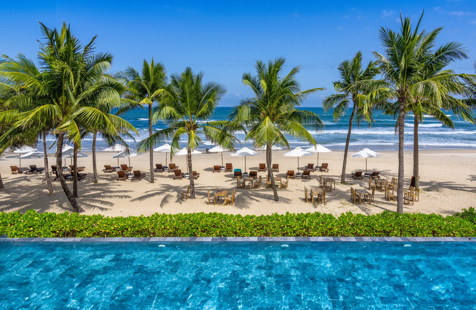 My Khe Beach, Da Nang — the stretch of sand where the city’s surf lessons happen